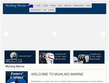 Tablet Screenshot of muhlingmarine.com.au